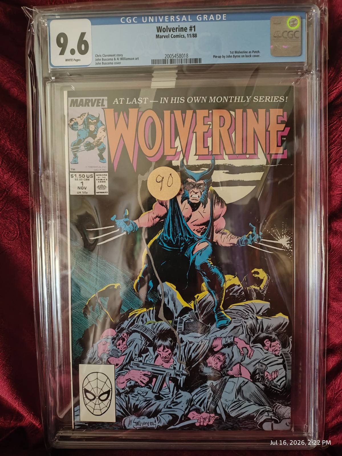 Wolverine: Patch #1 Value - GoCollect