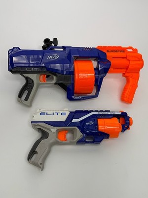 NERF Elite Surgefire + NERF Elite Disruptor Guns