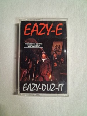 Eazy-E Eazy-Duz-It (1988) Priority Ruthless Cassette Tape Gangsta Rap N.W.A.