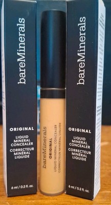 2 BareMinerals  Original Liquid Mineral Concealer Light/MED 2.5 W 0.2 oz Lot 2