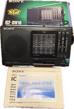 SONY ICF-SW10 AM/FM Radio - Collectible Condition with Original Box  Manuals
