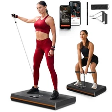 Squatz Compact Multifunctional Pluto Board Device, Push-Up Body Workout System