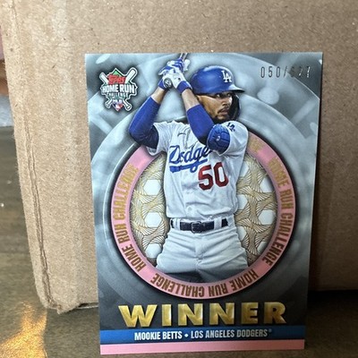 Topps 2022 Home Run Challenge Winners Mookie Betts Dodgers Serial #HRCW-14 Prize