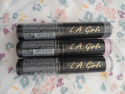 Lot of 3 L.A. GIRL Matte Flat Velvet Lipstick Poetic, Love Story & Carried Away