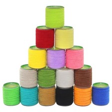 Chenille Fly Tying Materials 16-Color Kit Fly Tying Supplies for Crappie Jigs...