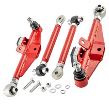 4X Front Lower Control Arms & High Angle Tension Rods for Nissan 240SX 1989-1994