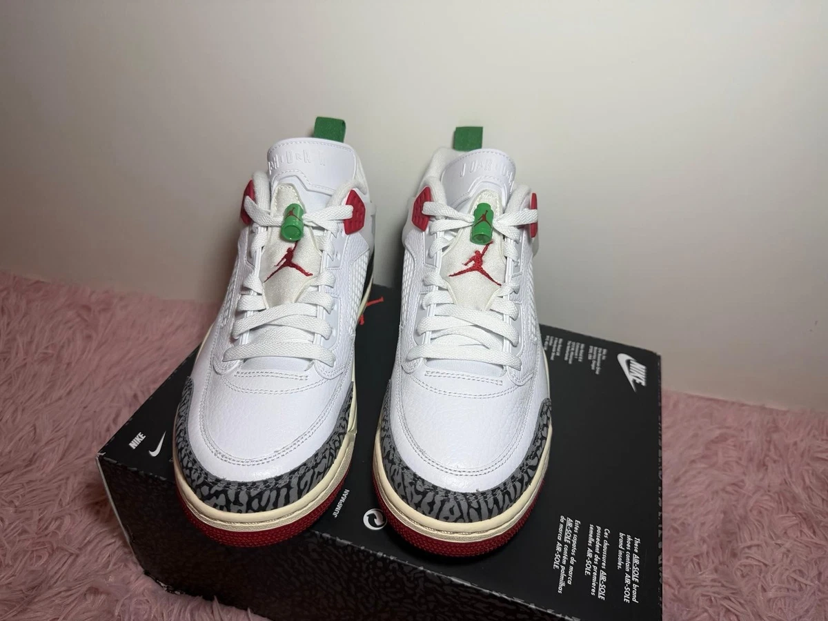 Jordan Herren Spizike Low SE Low Top Sneaker Weiß/Rot/Schwarz IM7425-100
