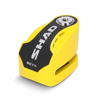 SHAD Anti-diebstahl Scheibe SC61A Gelb Mit Wecker Integrierte 120dB - Bild 1 von 4