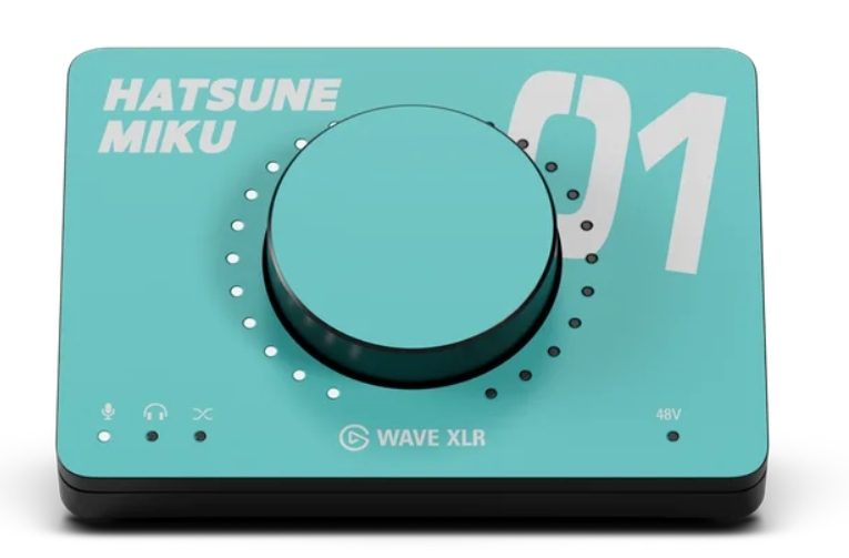 Hatsune Miku x Elgato Interface Microphone Mic Arm Set Limited