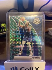 2023-24 Panini Mosaic - Elevate Green Mosaic Prizm #4 Joel Embiid