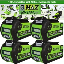 1~4PACK 40V 8.0Ah For Greenworks 40 Volt G-MAX 29472 29462 29252 Lithium Battery