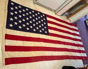 特大！BIG アメリカヴィンテージ星条旗cottonフラッグ　USAアンティーク Vintage Cotton American Flag | eBay