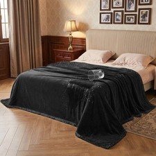 Waterproof Bed Blanket, Washable Leakproof Bed Cover, Reversible Protector Bl...