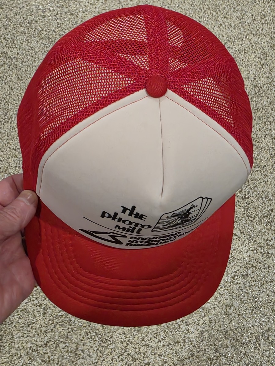 🔥 Vintage 1980s-90s BIR Brainerd International Raceway snapback Hat ~ UNWORN View 5