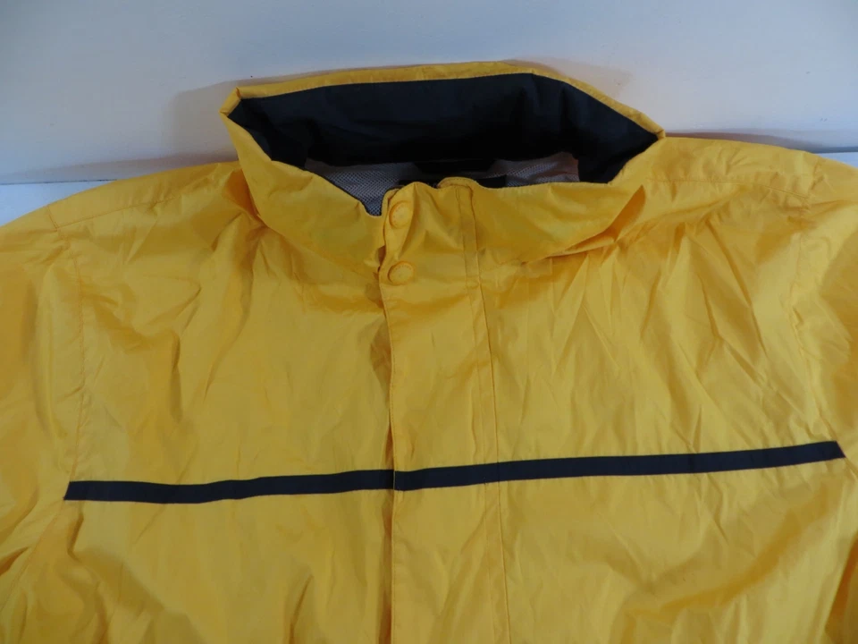 Куртка ветровка мужская Nautica на молнии желтая темно-синяя размер XXL - Изображение 2 из 4