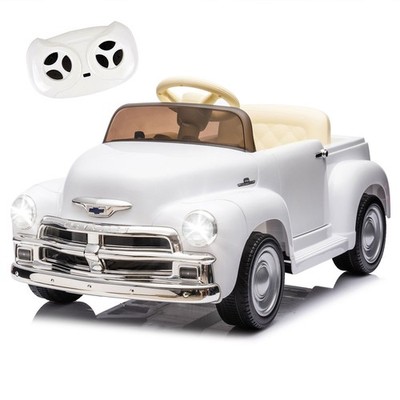 12V Kids Ride on Car w/Parents Control Electric w/ 3 Speeds LED Lights Chevrolet