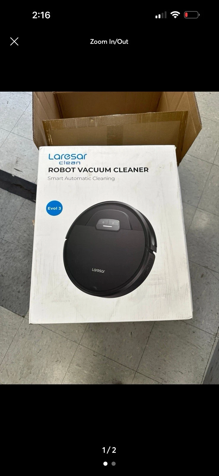 Laresar Clean Evol 3 Robot Vacuum Cleaner – Smart Automatic Cleaning Robot