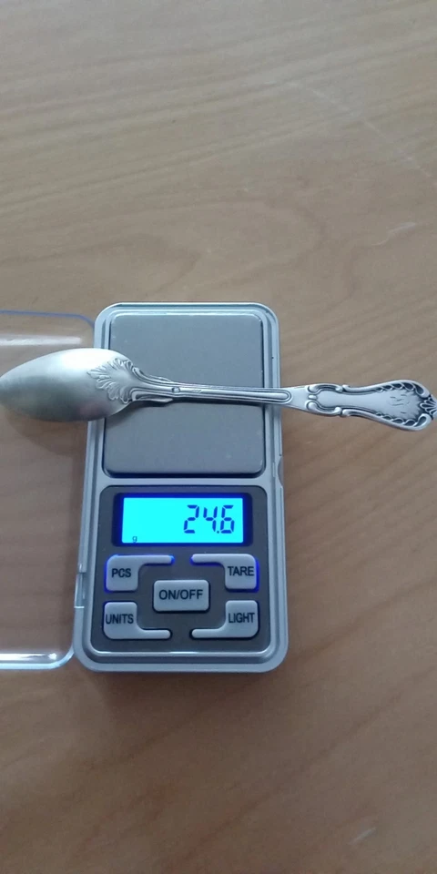 Jolie cuillère en argent massif ( poinçon Minerve ) de 24,6 grammes - Photo 4/4