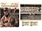 NY YANKEES MAGAZINE + Daily News Insert Team Picture+2 Game Stubs ~August 2003 — photo 1