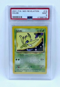 2001 P.M Neo Revelation Celebi #16 PSA 9