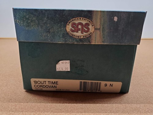 NEW MENS SAS BOUT TIME CORDOVAN LACE UP WALKING SHOES 1520-035 MANY SIZES - Picture 11 of 19