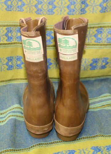 Vintage 1950s Korean War Converse Duck Boots Men 8 Brown  display picture 1