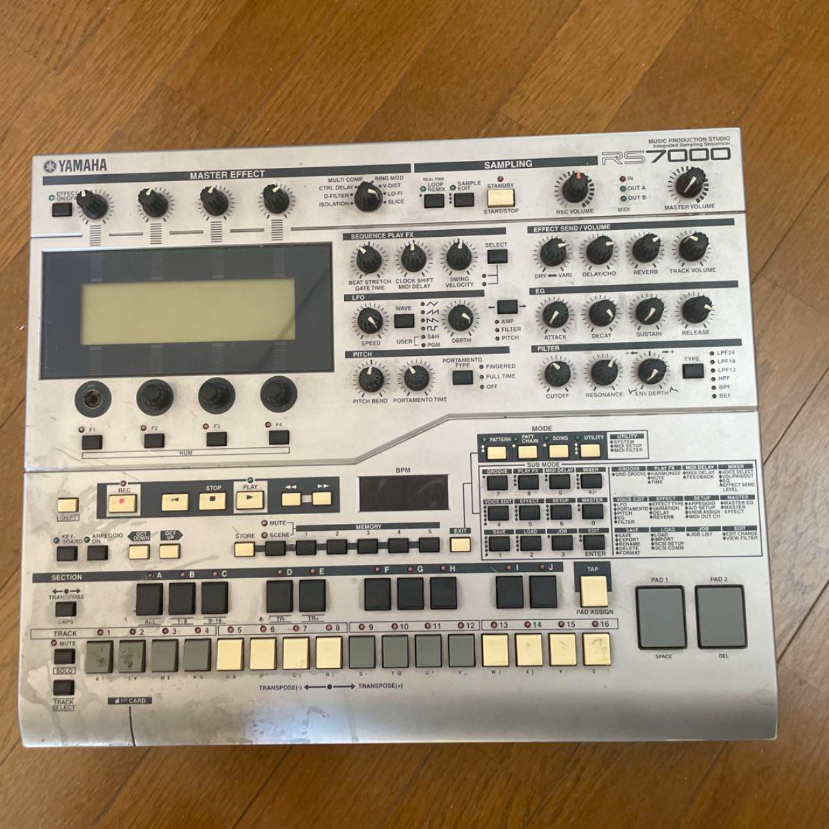 YAMAHA RS7000 Sequencer Rhythm Machine Music Tested working Japan