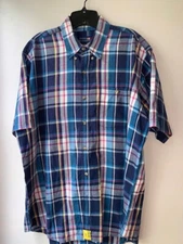Mark Alexander 100% Cotton Short Sleeve Shirt, $15.99 Perfect Condition,(556)