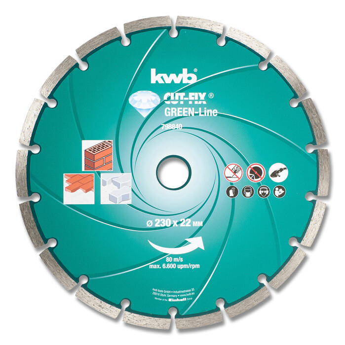 Disco Kwb 798740 per Smerigliatrice | Soluzione Taglio Cemento e Mattoni