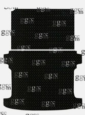 VW T5 VAN LWB 2004-2015 TWIN SIDE DOOR TAILORED RUBBER REAR FLOOR MAT 2-PIECES