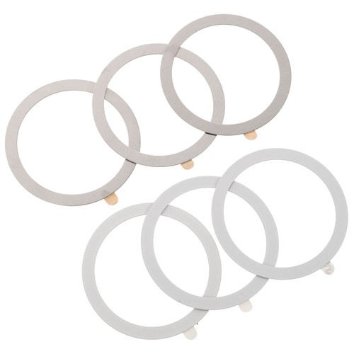 6 Pcs Magnetic Ring Mobile Phone Case Accessories Sticker for Metal Plate - 第 7/12 張圖片