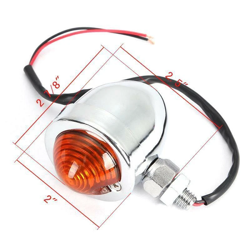 Passing Turn Signals Light For Honda Shadow VT ACE Aero Sabre Spirit VLX 600 750 - Image 3 of 4
