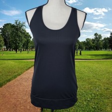 Tek Gear Dry Tek Women s Racerback Tank Top Black Size Sm Workout/Jogging Shirt