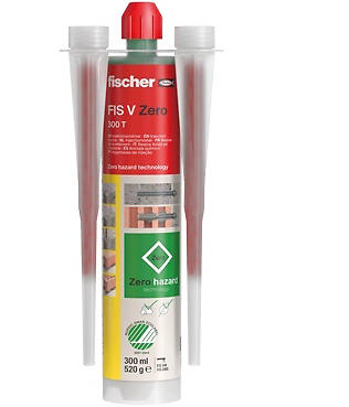 ANCORANTE CHIMICO FISCHER FIS V ZERO 300T su calcestruzzo e muratura