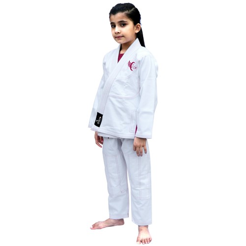 BJJ Gi Niños Trajes de Jiu Jitsu Brasileño Uniformes Kimono MMA Agarre - Imagen 24 de 24