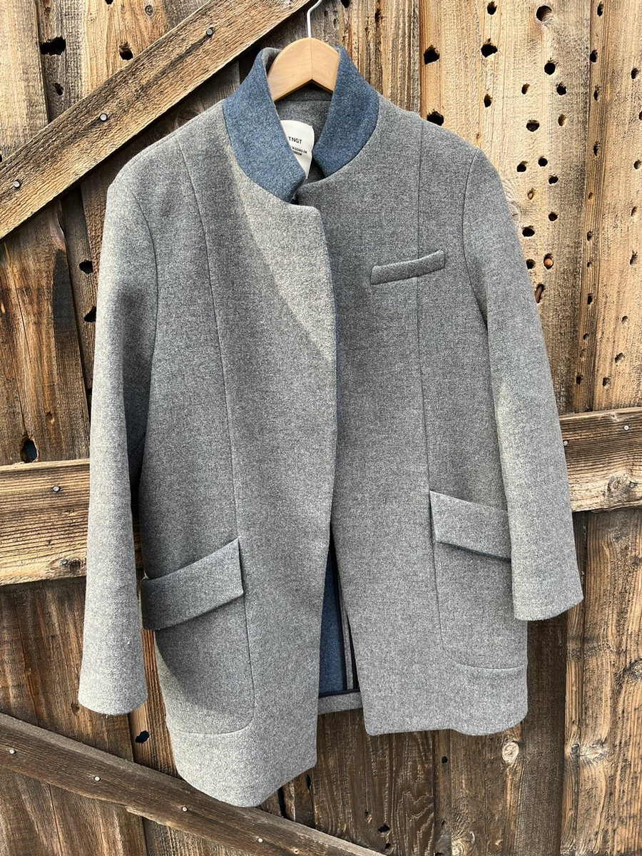 TNGT Today N Going On Tomorrow Gray And Blue Men's Coat | eBay