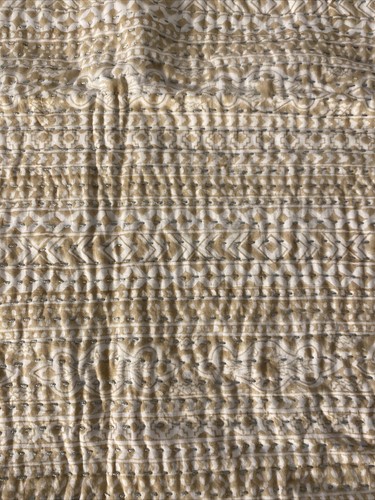 ROBERTA ROLLER RABBIT Latte Lister Quilted Sham Set in King Fitted Globally - Picture 4 of 7