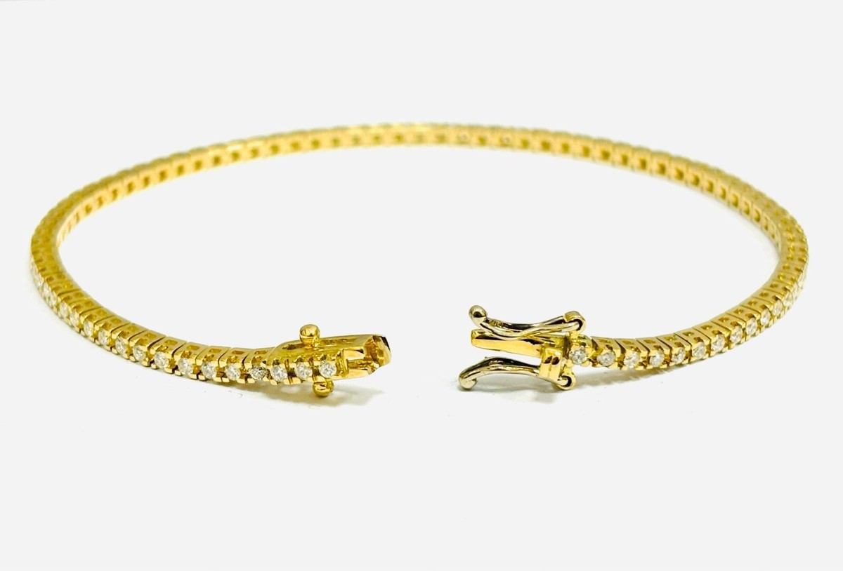 Tata Gisèle Bracciale a cerchio aperto placcato oro 18 carati, motivo: Marquise con zirconia cubica a goccia rosa, in velluto in omaggio, Taglia unica, Zirconio, Zirconia cubica