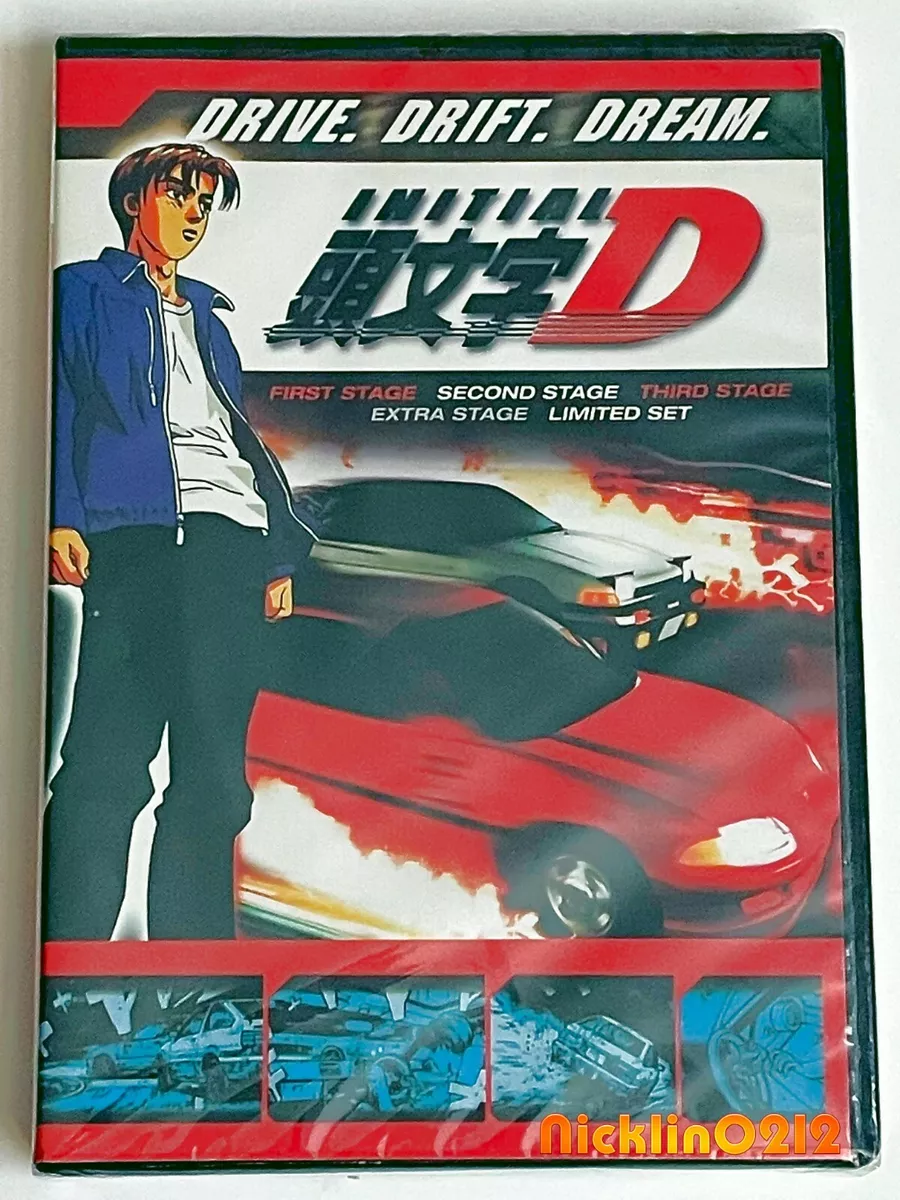 DVD Initial D - Third Stage + Initial D - Extra Stage - Anime Dvd