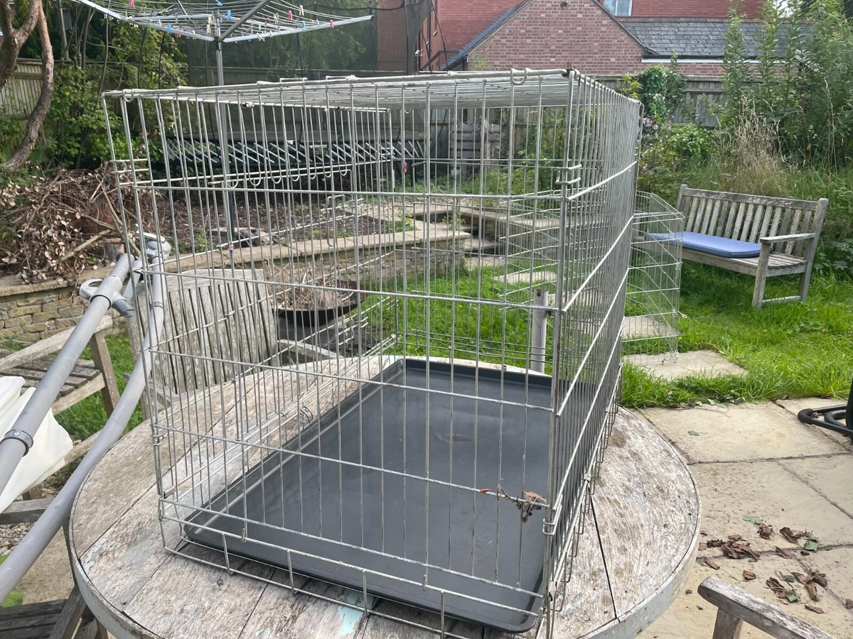 folding dog crate 28
