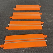 4 Pieces Straight Hot Wheels Track Zero Gravity Slot Car Replacement Parts
