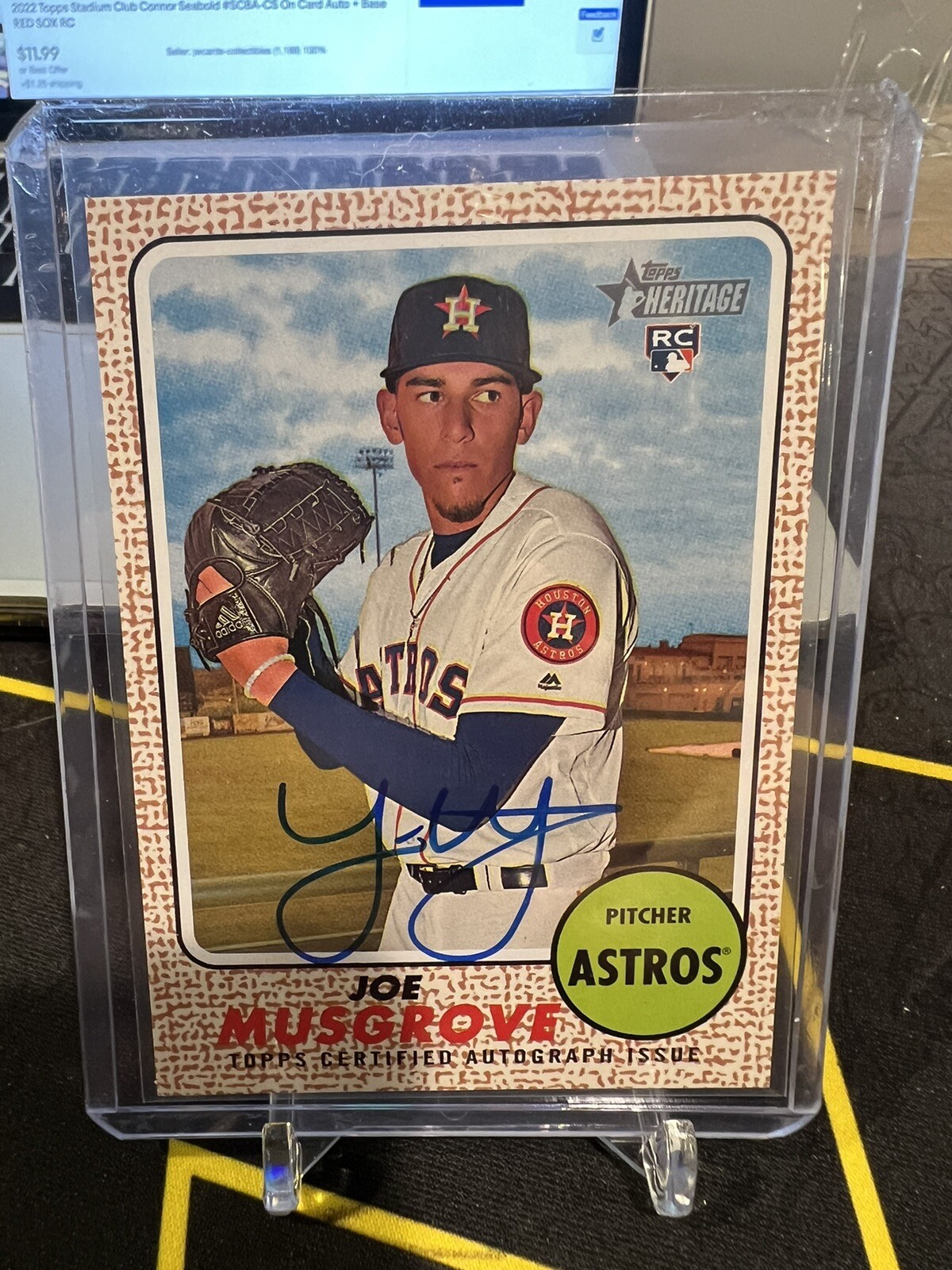2017 Topps Heritage Real One Autograph *** JOE MUSGROVE ROA-JM Auto MINT
