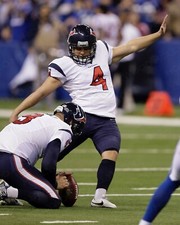 RANDY BULLOCK 8x10 PHOTO #24 Houston Texans Kicker WM