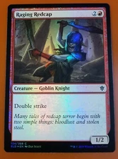 1x Raging Redcap | FOIL | Throne of Eldraine | MTG Magic Cards