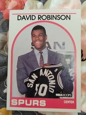 1989 - 1990 Hoops David Robinson Rookie Basketball Card NM | eBay