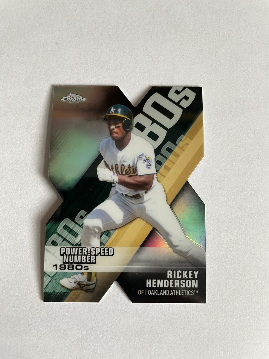 2020 Topps Chrome Baseball Rickey Henderson decade of dominance #3