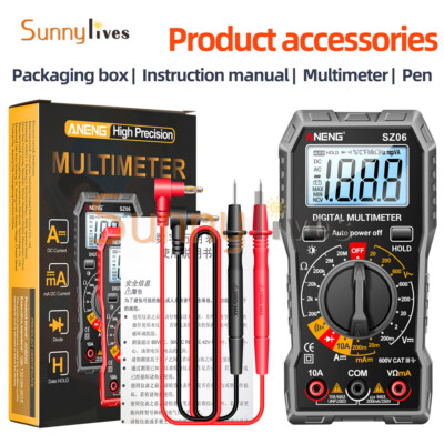 ANENG LCD Digital Multimeter Voltmeter 2000 Count  AC/DC Ammeter Voltmeter Meter