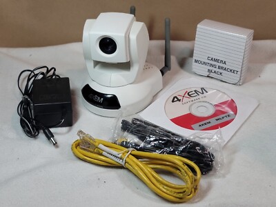 4XEM Wireless Pan, Tilt, Zoom IP Network Camera WPTZ - NEW