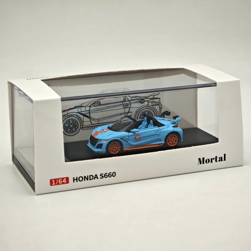 1:64 Mortal S660 Mugen Gulf ADVAN HKS SPOON Diecast Toys Car Models Gifts - Foto 15 di 18