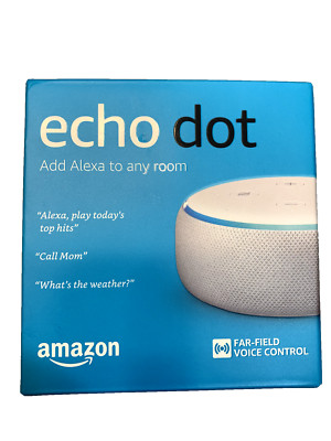 Amazon Echo Dot (3rd Gen) Smart Speaker - Alexa, Bluetooth, WiFi - New Sealed